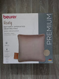 Beurer Heaty taupe Heizkissen, kabelloses Heizkissen mit Akku, Wärmekissen mit Abschaltautomatik und 3 Temperaturstufen