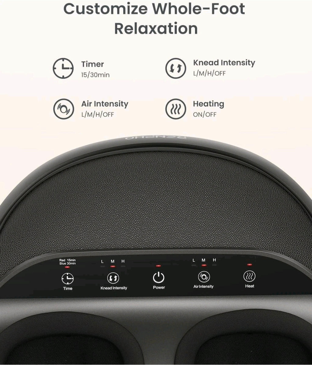 RENPHO RF-FM059 Fußmassagegerät mit Wärme Shiatsu-Fußmassagegerät