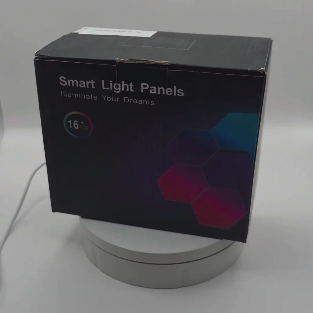 LED Sechseck Gaming Wandleuchte, 12PCS RGB Hexagon Panel, Musik Sync App Steuerung, Hexa Wandbeleuchtung Smart Deko