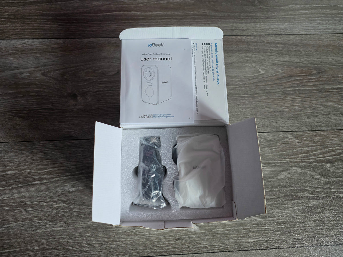 ieGeek 2K/3MP Überwachungskamera Aussen/Innen Akku, 2,4GHz WLAN Kabellos
